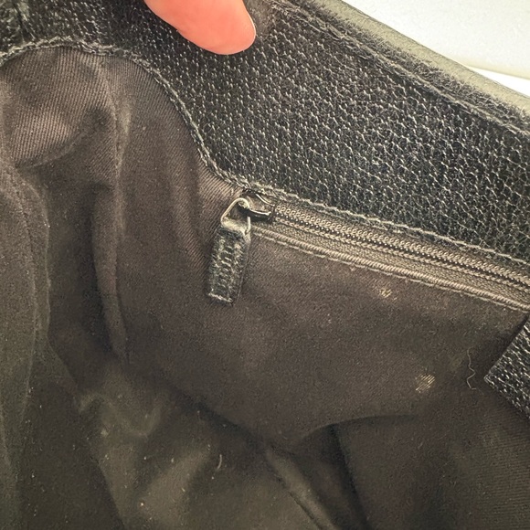 Auth VTG Y2K GUCCI Black Monogram Bag - Picture 10 of 12